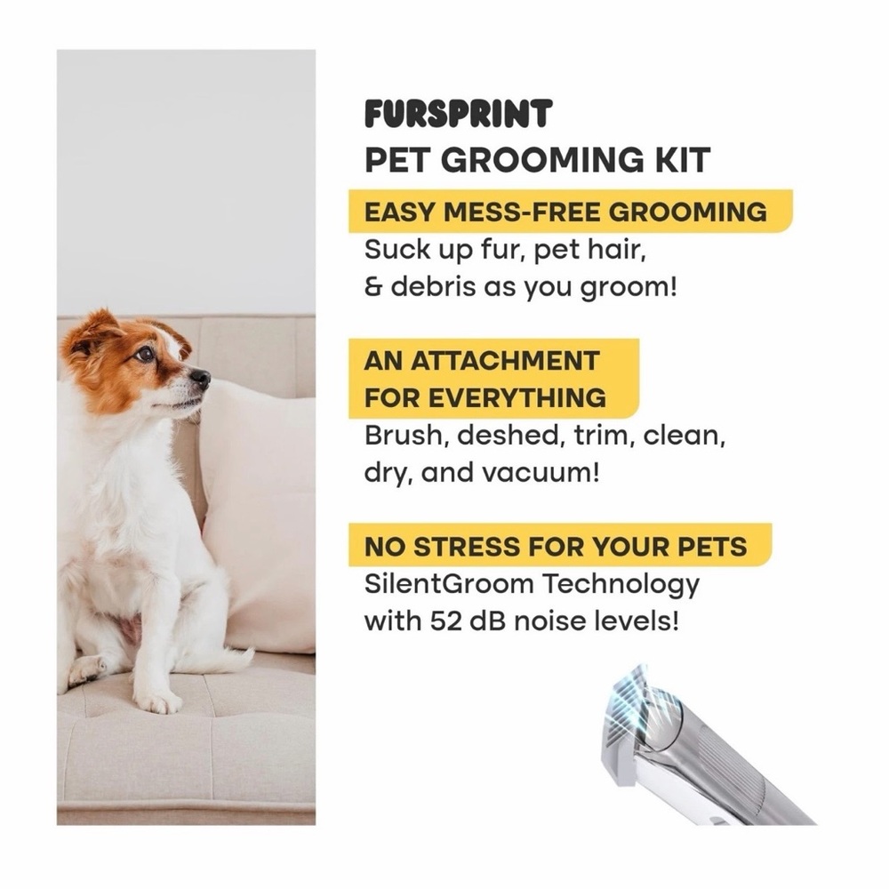 Furspet Dog Grooming Vacuum Kit - Picture 6 of 8